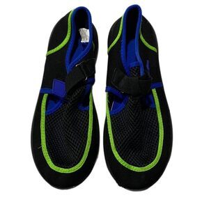 Wonder Nation | Boys Youth mesh Black Blue Water Shoes